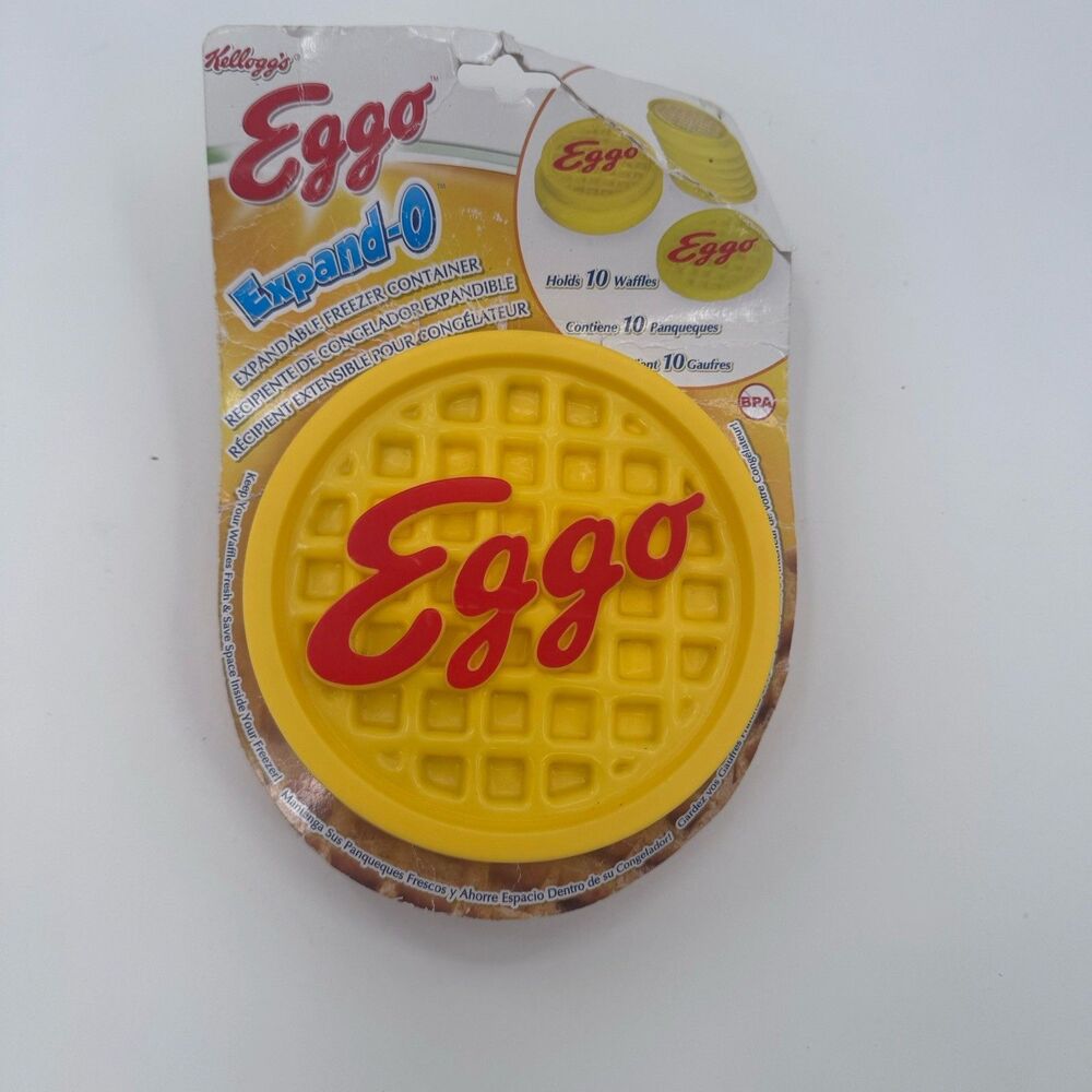 NEW KELLOGG'S EGGO EXPAND-O FREEZER CONTAINER UP TO 10 WAFFLES FAST SHIPPING